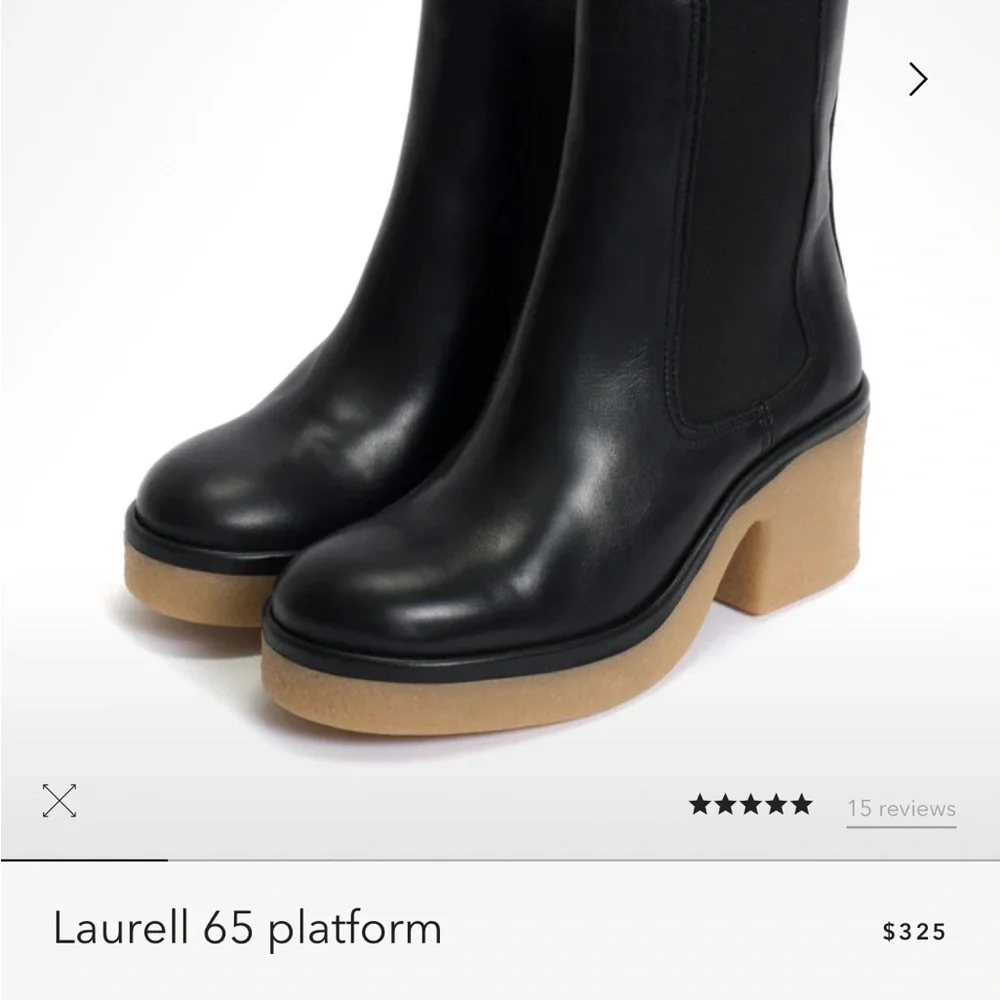 Anonymous Copenhagen - Black soft calf leather w/ gum platform sole - Picture 5 of 7